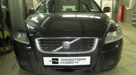 Программное отключение и механическое удалениесажевого фильтра на Volvo V50 1.6D MT 109hp 2008 года выпуска