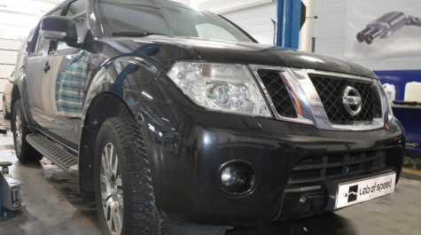 Чип тюнинг и отключение EGR на Nissan Pathfinder 2.5d 190hp 2011 года выпуска